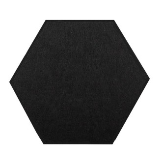 Polyester Fiber Wall Decoration Sound Insulation Cotton Sound Absorbing Board, Style: Without Glue (Black)