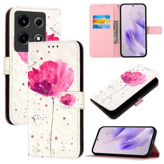 For Infinix Note 30 VIP 3D Painting Horizontal Flip Leather Phone Case(Flower)