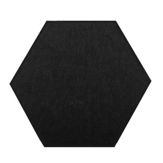 Polyester Fiber Wall Decoration Sound Insulation Cotton Sound Absorbing Board, Style: With Glue (Black)