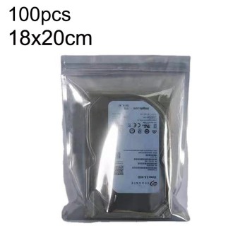 100pcs / Pack 18x20cm Anti-static Shielding Bag Hard Disk Insulation Bag Electronic Plastic Motherboard Packaging Bag