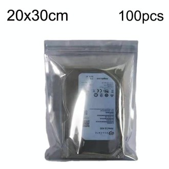 100pcs / Pack 20x30cm Anti-static Shielding Bag Hard Disk Insulation Bag Electronic Plastic Motherboard Packaging Bag