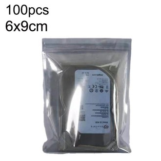 100pcs / Pack 6x9cm Anti-static Shielding Bag Hard Disk Insulation Bag Electronic Plastic Motherboard Packaging Bag