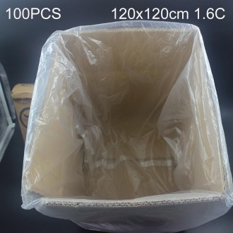 100 PCS 1.6C Dust-proof Moisture-proof Plastic PE Packaging Bag, Size: 120cm x 120cm