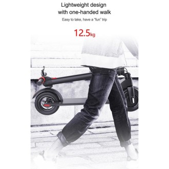 [EU Warehouse] X7 Outdoor Waterproof Foldable Off-road Scooter with 8.5 inch Vacuum Tires & LCD Display & LED Lights & 5AH Lithi