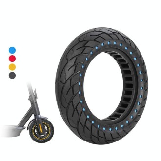 For Ninebot MAX G30 Electric Scooter 10x2.5 Inflatable Honeycomb Solid Run-flat Tire(44mm Slot Blue)