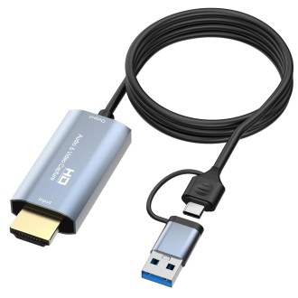 Z36 HDMI/M Male to USB-Type C/M Male HD Video Capture Card, Length: 2m