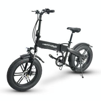 [EU Warehouse] HAPPYRUN HR-2006 350W 36V / 10AH Foldable Electric Bicycle with 20 inch Tires, EU Plug