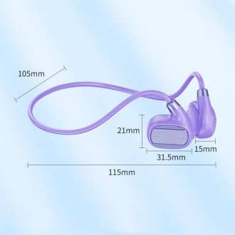 Gas Transmission Open OWS 5.3 Bluetooth Earphone(Purple)