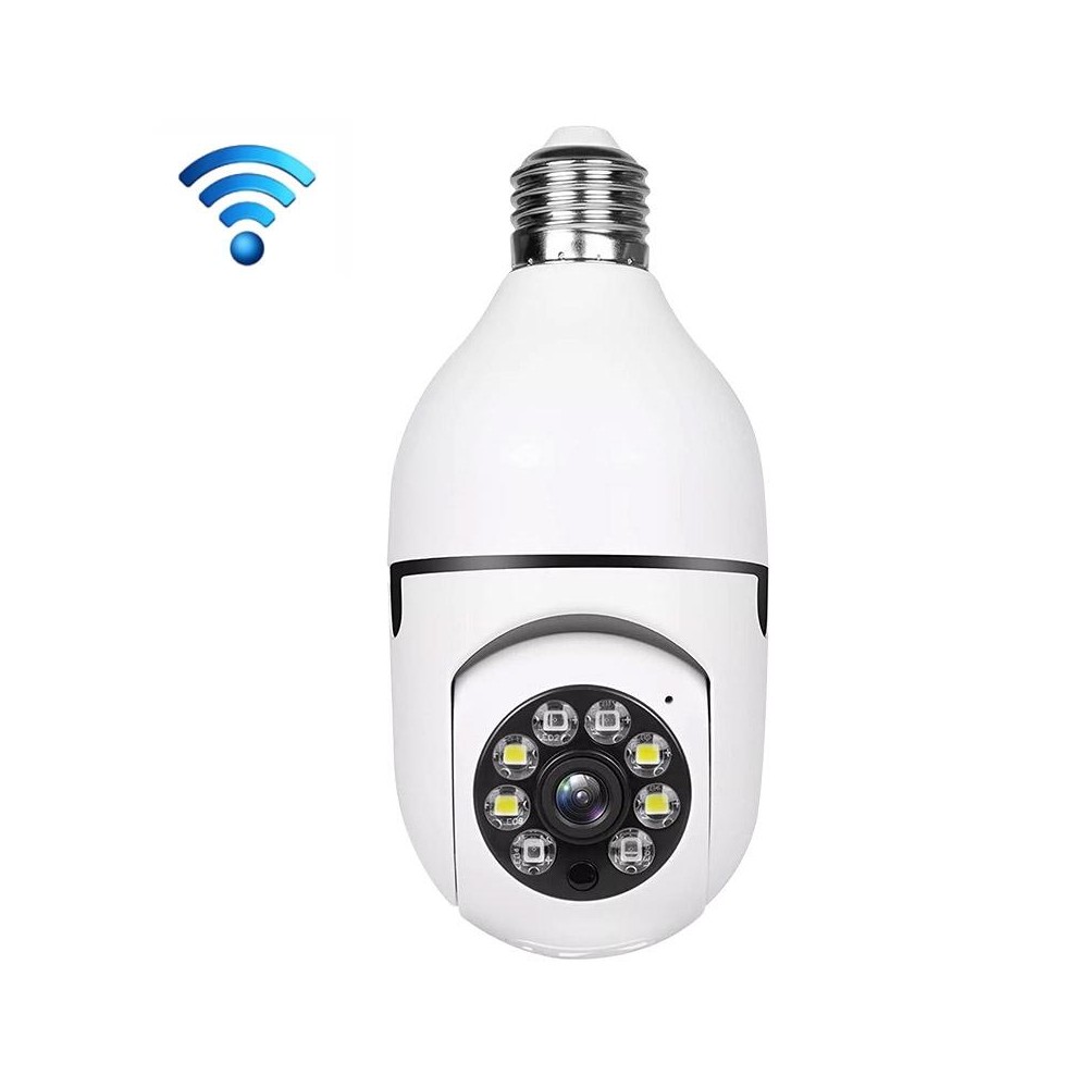 A6 2MP HD Light Bulb WiFi Camera Support Motion Detection/Two-way Audio/Night Vision/TF Card With 8G Memory Card