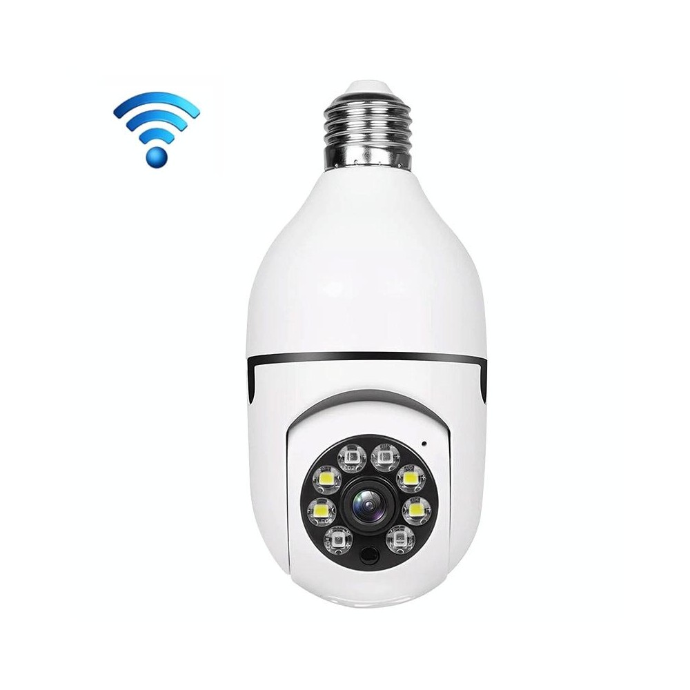 A6 2MP HD Light Bulb WiFi Camera Support Motion Detection/Two-way Audio/Night Vision/TF Card