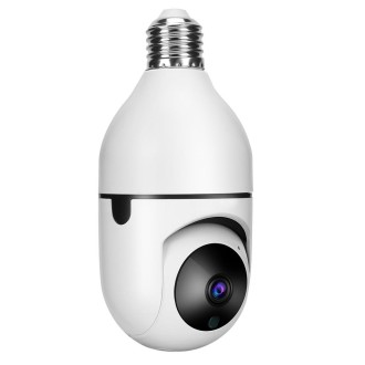 DP17 2.0 Million Pixels Single Light Source Smart Dual-band WiFi 1080P HD Outdoor Network Light Bulb Camera, Support Infrared Ni