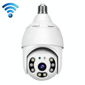 DP18 3.0MP Smart WiFi 1080P HD Outdoor Network Light Bulb Camera, Support Infrared Night Vision & Motion Detection & TF Card