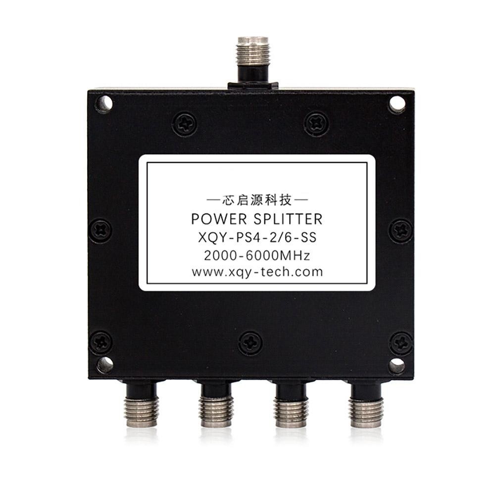 2000~6000MHz SMA 1 To 4 Microstrip Power Splitter