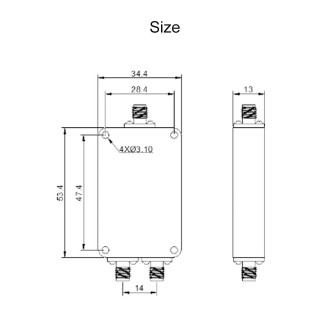 500~6000MHz SMA RF Microstrip Power Splitter