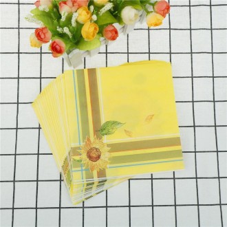 Colorful Print Party Decoration Napkin Facial Tissue