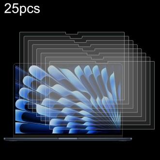 For MacBook Air 15.3 inch A2941 2023 25pcs 9H Explosion-proof Tempered Glass Film