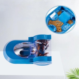 Cockroaches Capture Device Non-Toxic Campaign Catcher Kitchen Toilet Cockroach House(Blue)