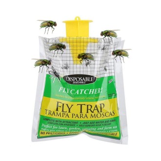 MYD-1 Built-in Bait Fly Bag Hanging Fly Trap Bag Outdoor Farms Catch Flies Tool