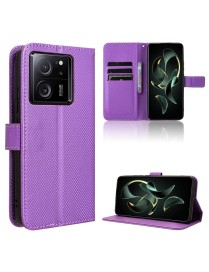 For Xiaomi Redmi K60 Ultra Diamond Texture Leather Phone Case(Purple)