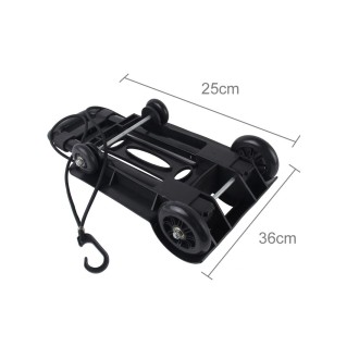 Lightweight Portable Folding Luggage Carts Travel Trolley with Rope