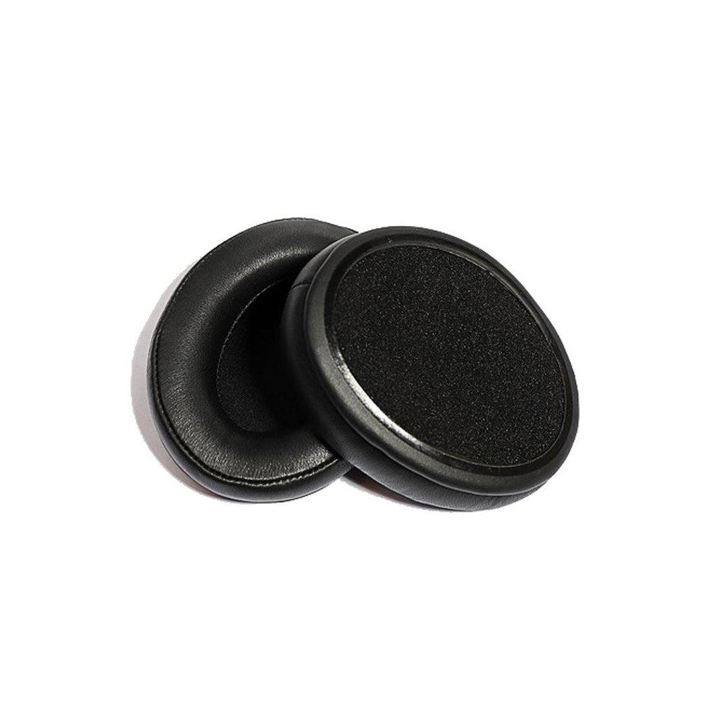 2 PCS Headset Sponge Cover Ear Pad Leather Case For Kingston Cloud Silver II, Colour: Lambskin Black