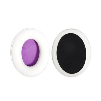 2 PCS Headset Sponge Cover Ear Pad Leather Case For Kingston Cloud Silver II, Colour: Lambskin White