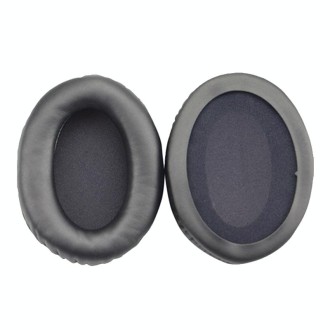 2 PCS Headset Sponge Cover Ear Pad Leather Case For Kingston Cloud Silver II, Colour: Black