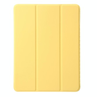 Clear Acrylic Leather Tablet Case For iPad Air 2 / Air / 9.7 2018 / 9.7 2017(Yellow)