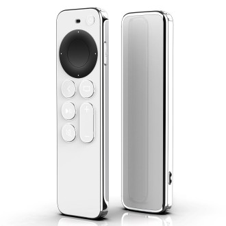 TPU Protective Case For Apple TV 4K 4th Siri Remote Control(White)