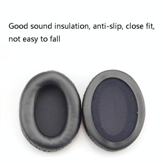 2 PCS Headset Sponge Cover Ear Pad Leather Case For Kingston Cloud Silver II, Colour: Grid