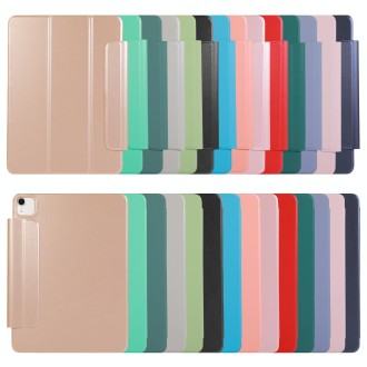 For iPad Air 13 2024 / Pro 12.9 2020 Double-sided Magnetic Flip PU Leather Tablet Case With Holder & Sleep / Wake-up Function(Gr