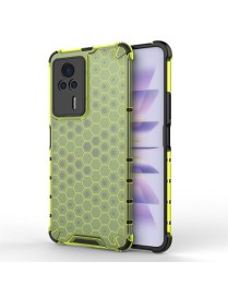For Xiaomi Redmi K60 / K60 Pro Shockproof Honeycomb Phone Case(Green)