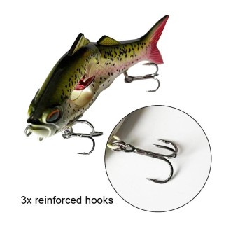 23g/11.5cm Long Casting Slow Sinking Spinning Multi-section Sea Fishing Freshwater Lures(04)