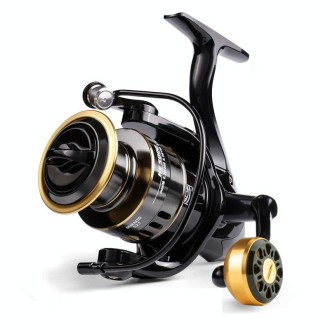 All Metal Rocker Arm Smooth Fishing Reel Spinning Reel, Spec: HE-1000 (Metal Grip)