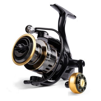 All Metal Rocker Arm Smooth Fishing Reel Spinning Reel, Spec: HE-6000 (Metal Grip)