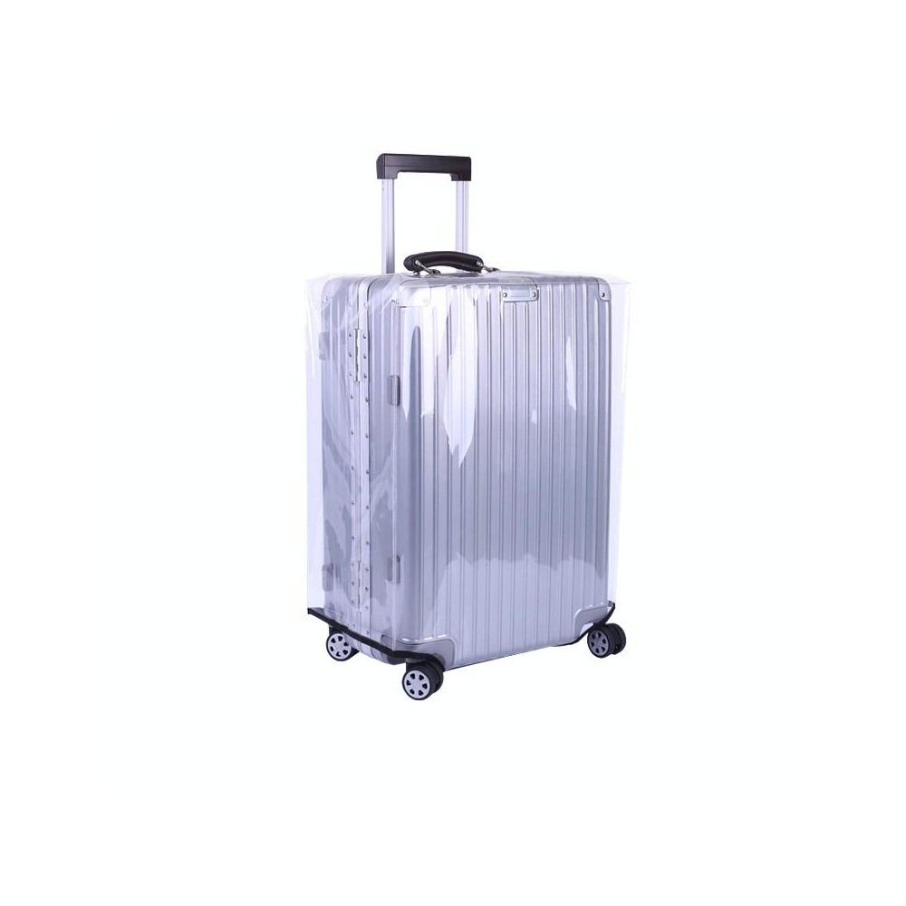 24 Inch Rimless Transparent Waterproof PVC Trolley Suitcase Cover Dustproof Protective Cover