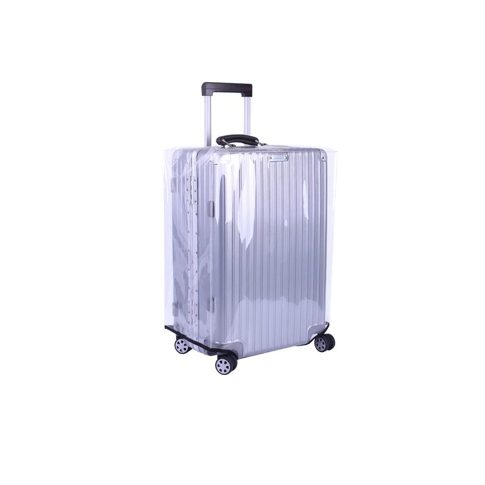 20 Inch Rimless Transparent Waterproof PVC Trolley Suitcase Cover Dustproof Protective Cover