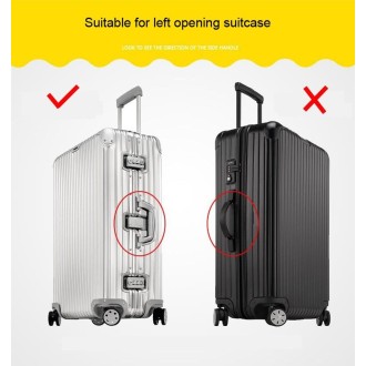 20 Inch Rimless Transparent Waterproof PVC Trolley Suitcase Cover Dustproof Protective Cover