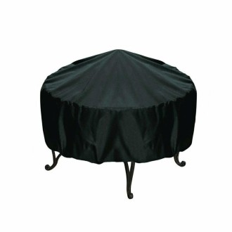 Outdoor Garden Grill Cover Rainproof Dustproof Anti-Ultraviolet Round Table Cover, Size: 58x77cm