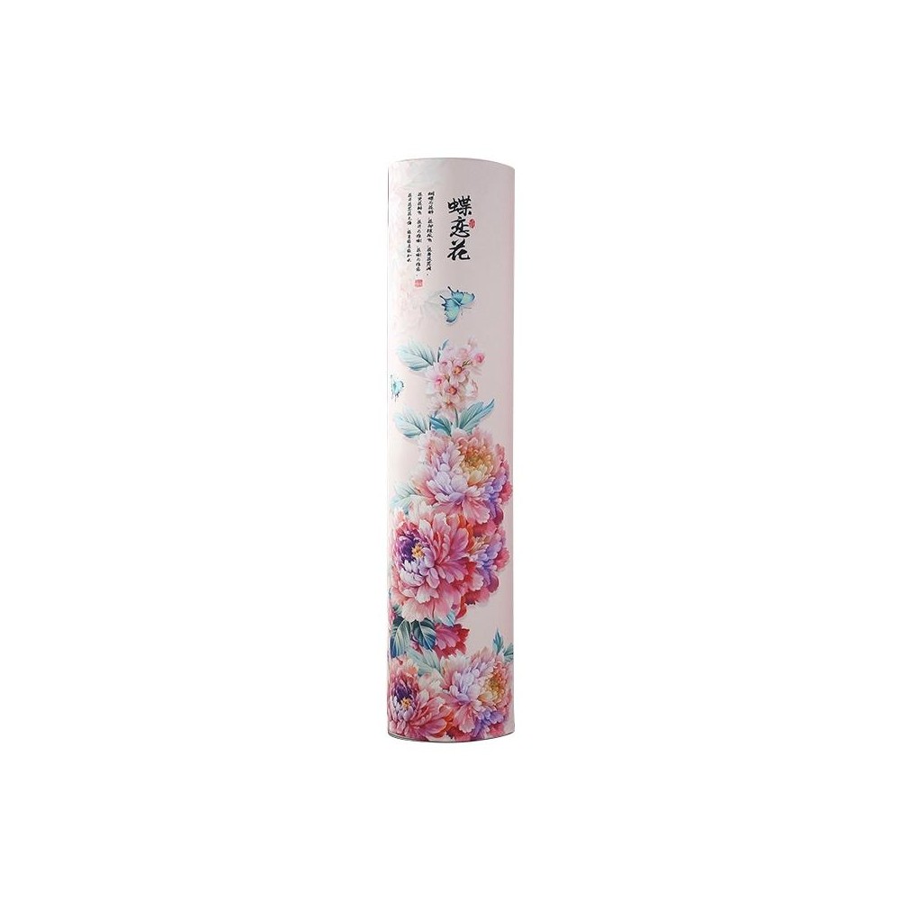 Elastic Cloth Cabinet Type Air Conditioner Dust Cover, Size:170 x 40cm(Butterflies Flowers)