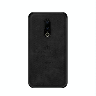 PINWUYO Shockproof Waterproof Full Coverage PC + TPU + Skin Protective Case for Meizu 16 Plus(Black)