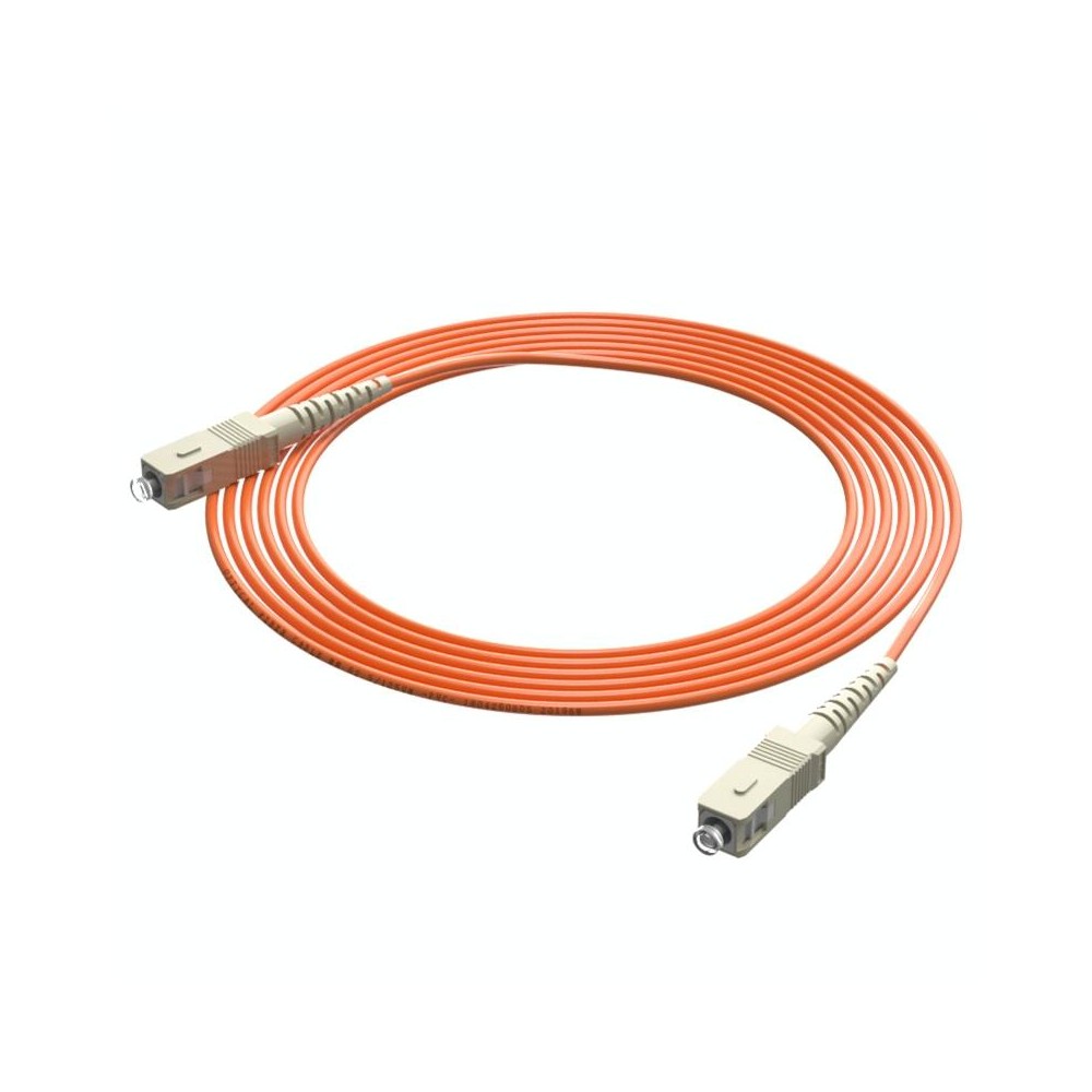 SC-SC Single-Core Multi Mode Fiber Optic Jumper,Length: 3m