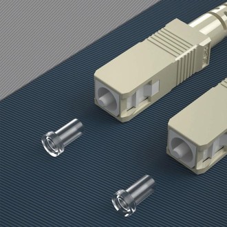 SC-SC Single-Core Multi Mode Fiber Optic Jumper,Length: 3m