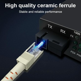 SC-SC Single-Core Multi Mode Fiber Optic Jumper,Length: 3m