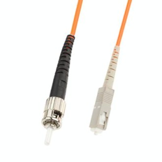 SC-ST Single-Core Multi Mode Fiber Optic Jumper,Length: 3m