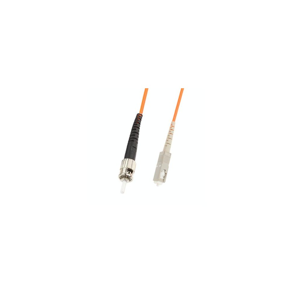 SC-ST Single-Core Multi Mode Fiber Optic Jumper,Length: 3m