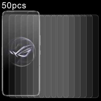 For Asus ROG Phone 7 Ultimate 50pcs 0.26mm 9H 2.5D Tempered Glass Film