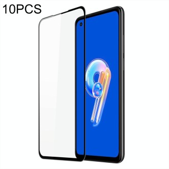 For Asus Zenfone 9 10pcs DUX DUCIS 0.33mm 9H Medium Alumina HD Full Screen Tempered Glass Film