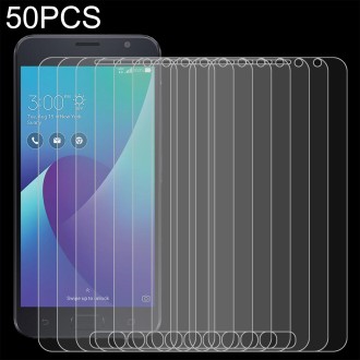 50 PCS 0.26mm 9H 2.5D Tempered Glass Film For Asus ZenFone 4V V520KL