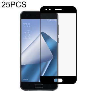 For Asus Zenfone 4 ZE554KL 25 PCS Full Glue Full Cover Screen Protector Tempered Glass Film